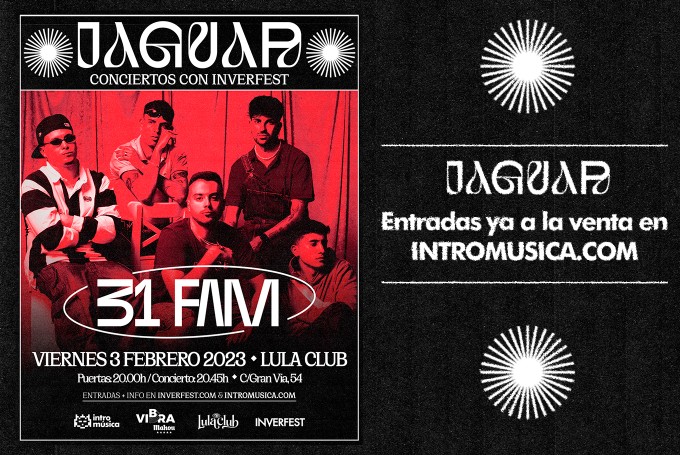 31 FAM en Ciclo Jaguar con Inverfest (Lula Club, Madrid)