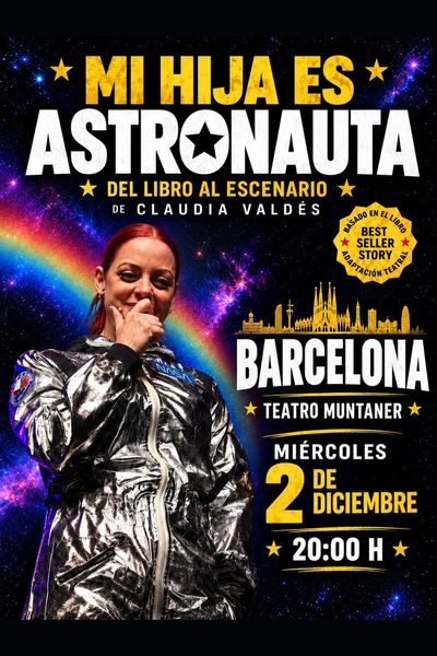 Mi hija astronauta en Barcelona